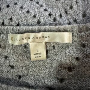 LC Lauren Conrad Gray Sweatshirt